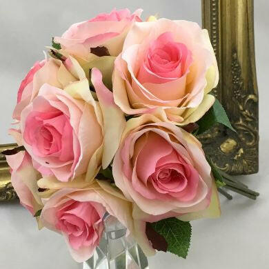 Artificial Silk 7 head Rose Bundle