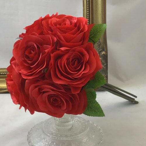 Artificial Silk 7 head Rose Bundle