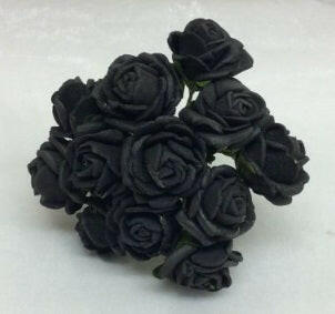 Artificial Colourfast Cottage Rose Bud Bunch, 12 Flowers