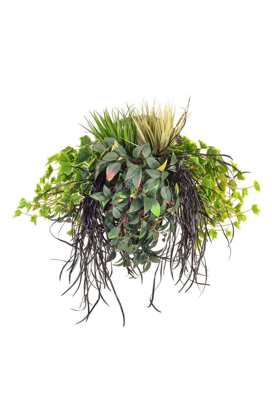Artificial Vanilla Grass Winter Wall Hanging Basket