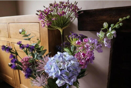 Artificial Silk Power of Pastels Flower Bouquet Arrangement