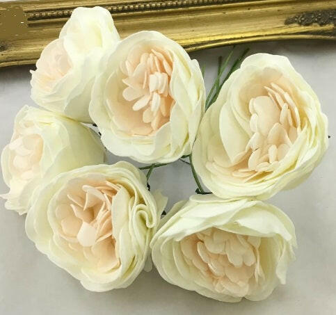 Artificial Colourfast Rose Bud Bunch