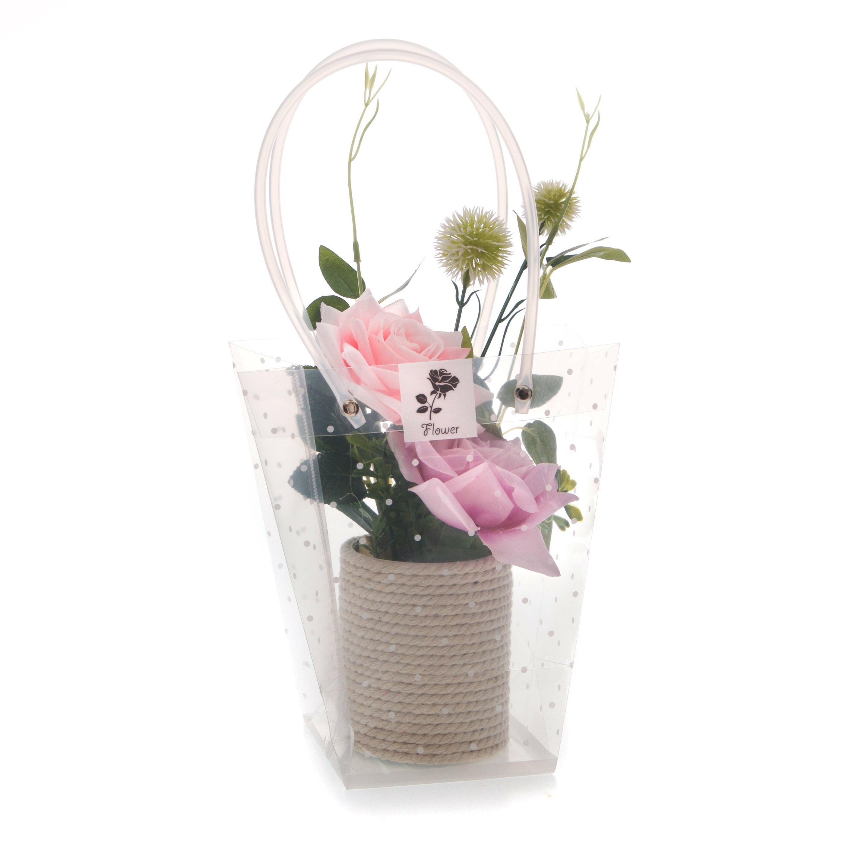 Artificial Silk Rose Flower Display