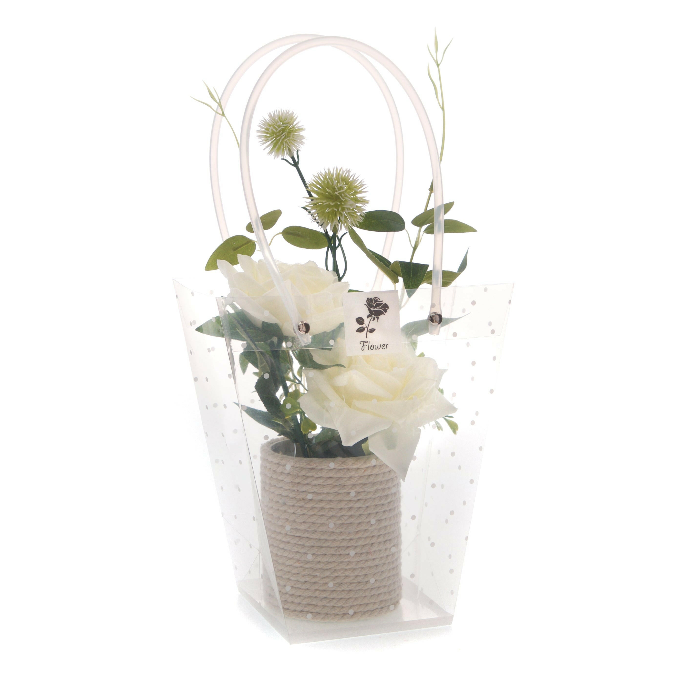 Artificial Silk Rose Flower Display