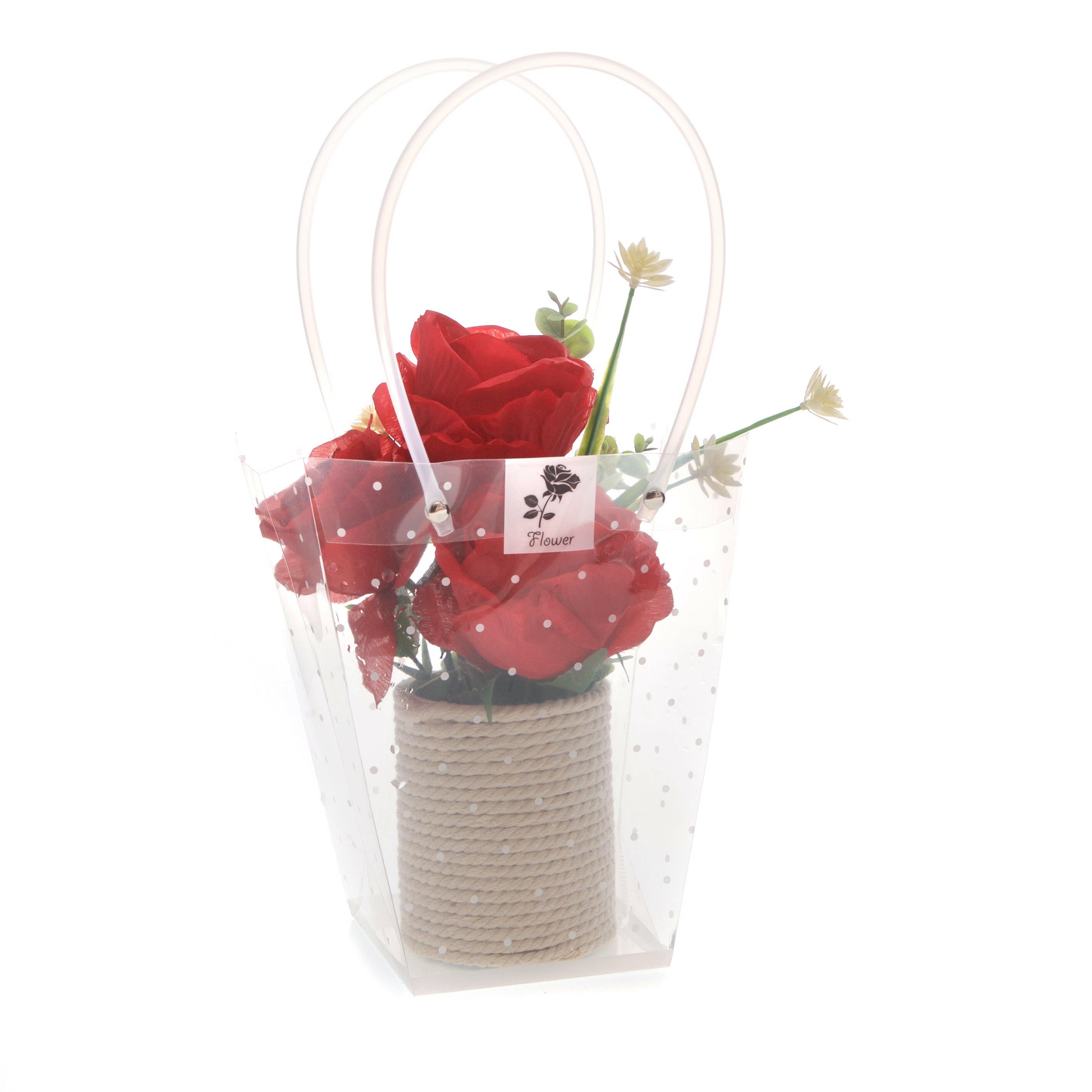 Artificial Silk Rose Flower Display