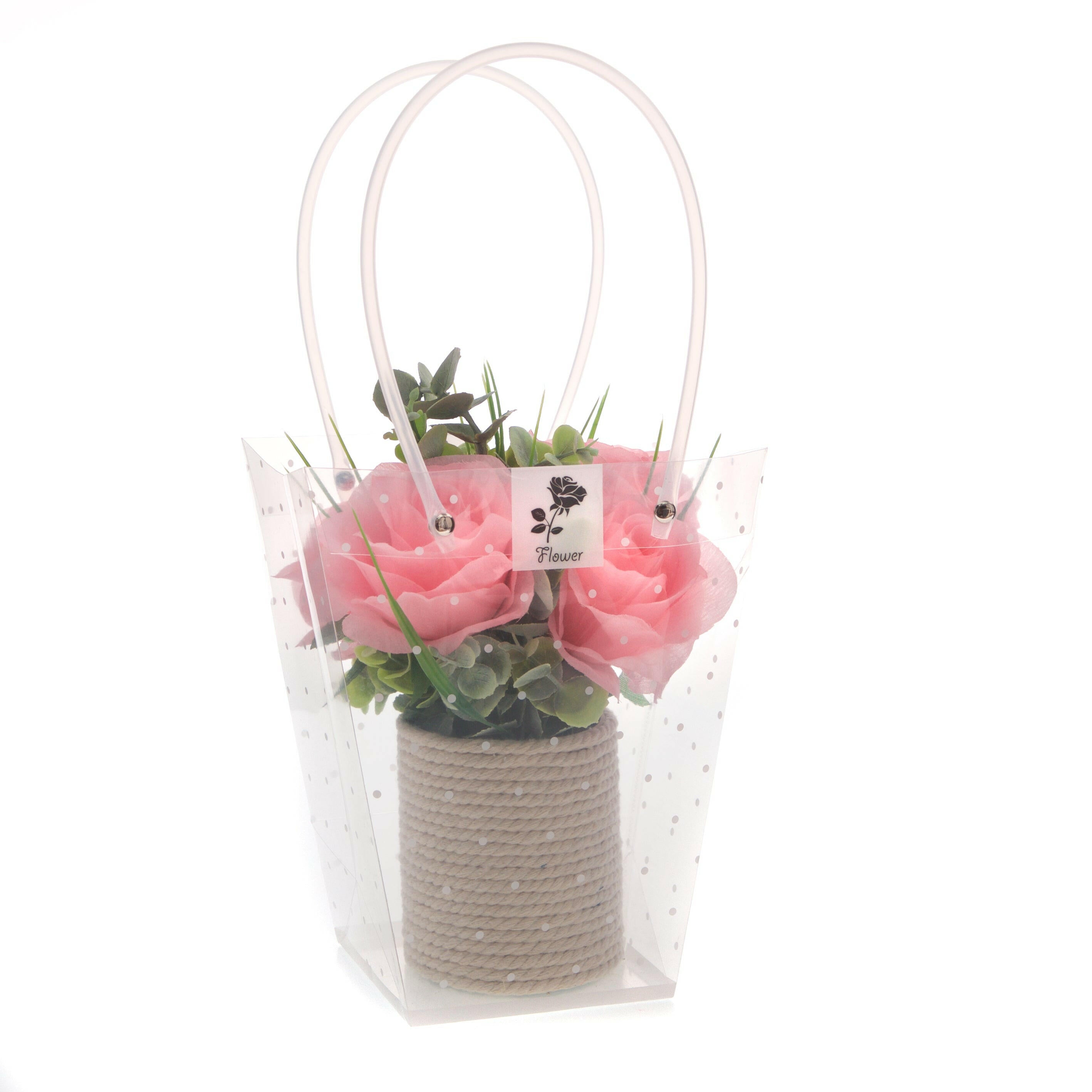 Artificial Silk Rose Flower Display