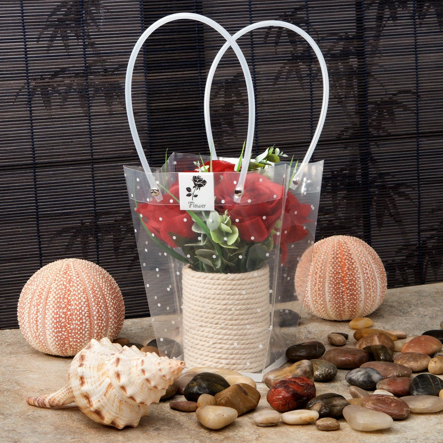 Artificial Silk Rose Flower Display