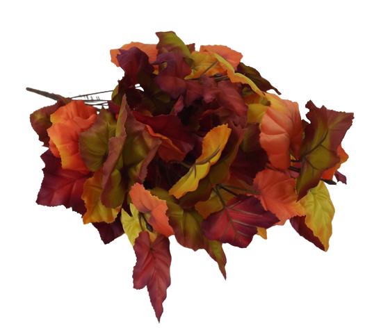 Artificial Silk Autumn Foliage Pick
