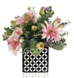 Assorted Deco Pattern Ceramic Cubes