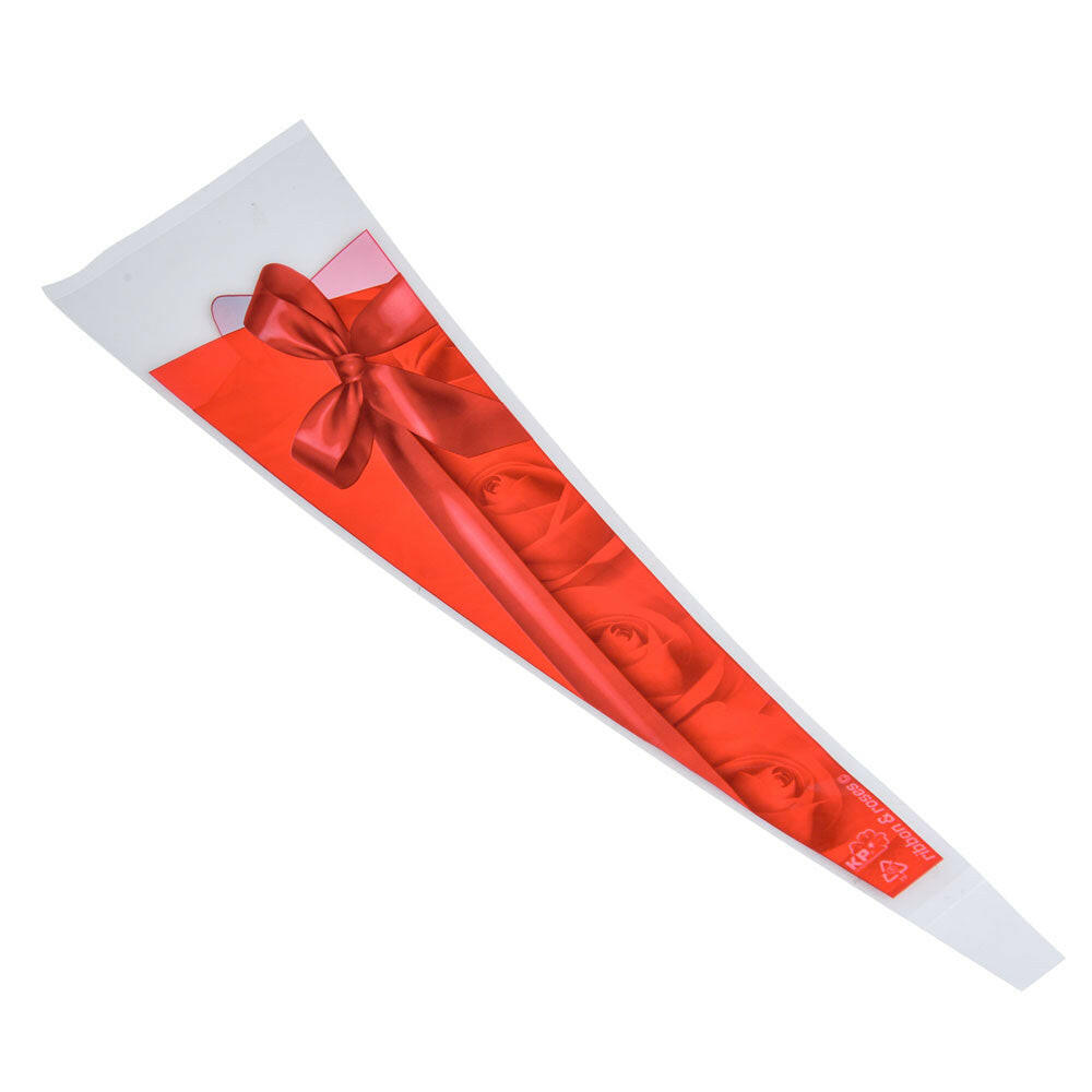 Amora Sleeve Ribbon And Roses Red