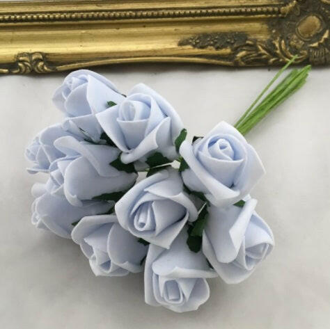 Artificial Colourfast Cottage Rose Bud Bunch