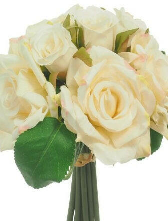 Artificial Silk Mini Tea Rose Hand Tie