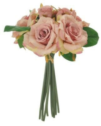 Artificial Silk Mini Tea Rose Hand Tie