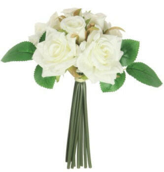 Artificial Silk Mini Tea Rose Hand Tie