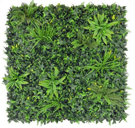 Artificial Greenwall Beadnell Mix Wall Panel FR UV