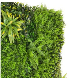 Artificial Greenwall Beadnell Mix Wall Panel FR UV