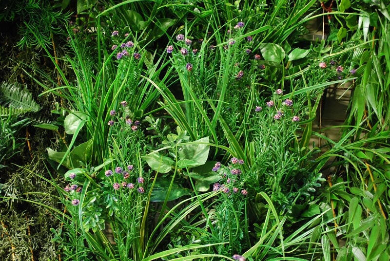 Artificial Green Wall Detchant Mix 100 x 100cm FR UV