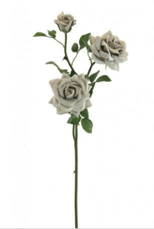 Artificial Silk Supreme Medium Open Rose Spray