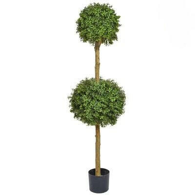 Artificial Topiary Buxus Double Ball Tree UV