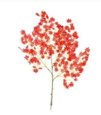 Artificial Silk Red Acer Branches 10 Pack