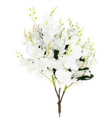 Artificial Silk Orchid Branch