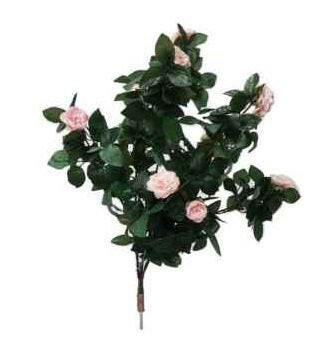 Artificial Silk Camellia Branches 10 Pack