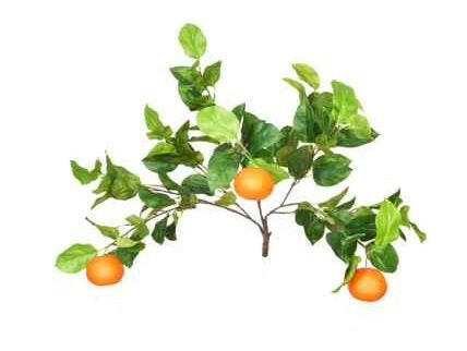 Artificial Silk Orange Branch