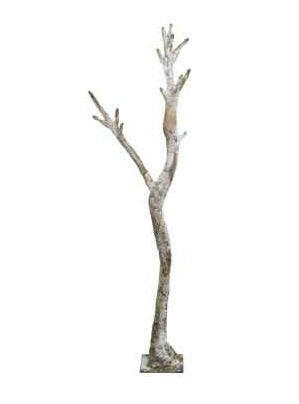 Artificial Interchangeable Frosted Tree Trunk 2.0m