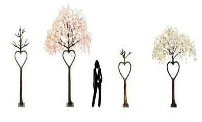 Artificial Interchangeable Heart Shaped (Trunk Only)