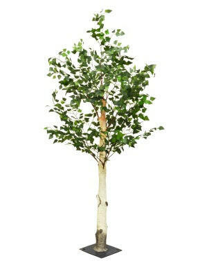 Artificial Silk Birch Tree
