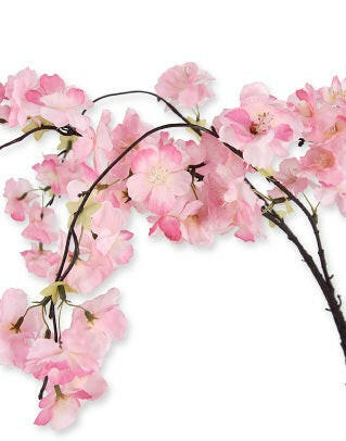 Artificial Silk Drooping Blossom Branch