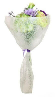 Artificial Silk Open Top Mixed Rose Bouquet