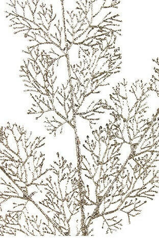 Artificial Glitter Coral Spray