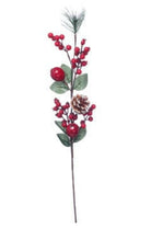 Artificial Spruce/ Pinecone / Berry Christmas Spray