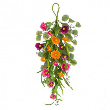 Artificial Silk Gerbera Daisy Mix Teardrop