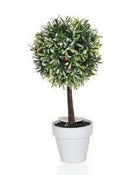 Artificial Topiary Ball Tree Complete with Stone Pot