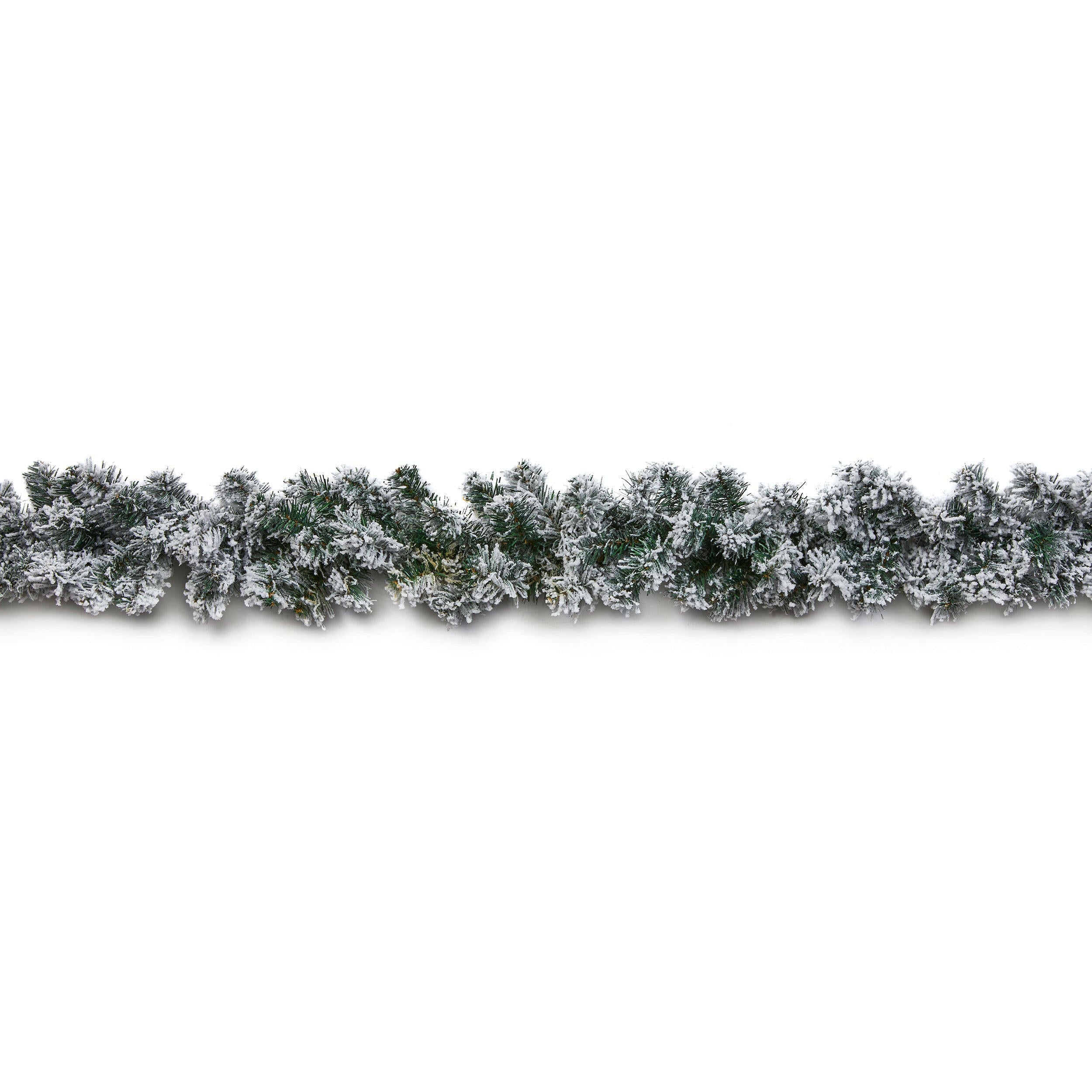 Artificial Flocked Woodcote Garland