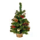 Artificial Gold Dressed Christmas Tree