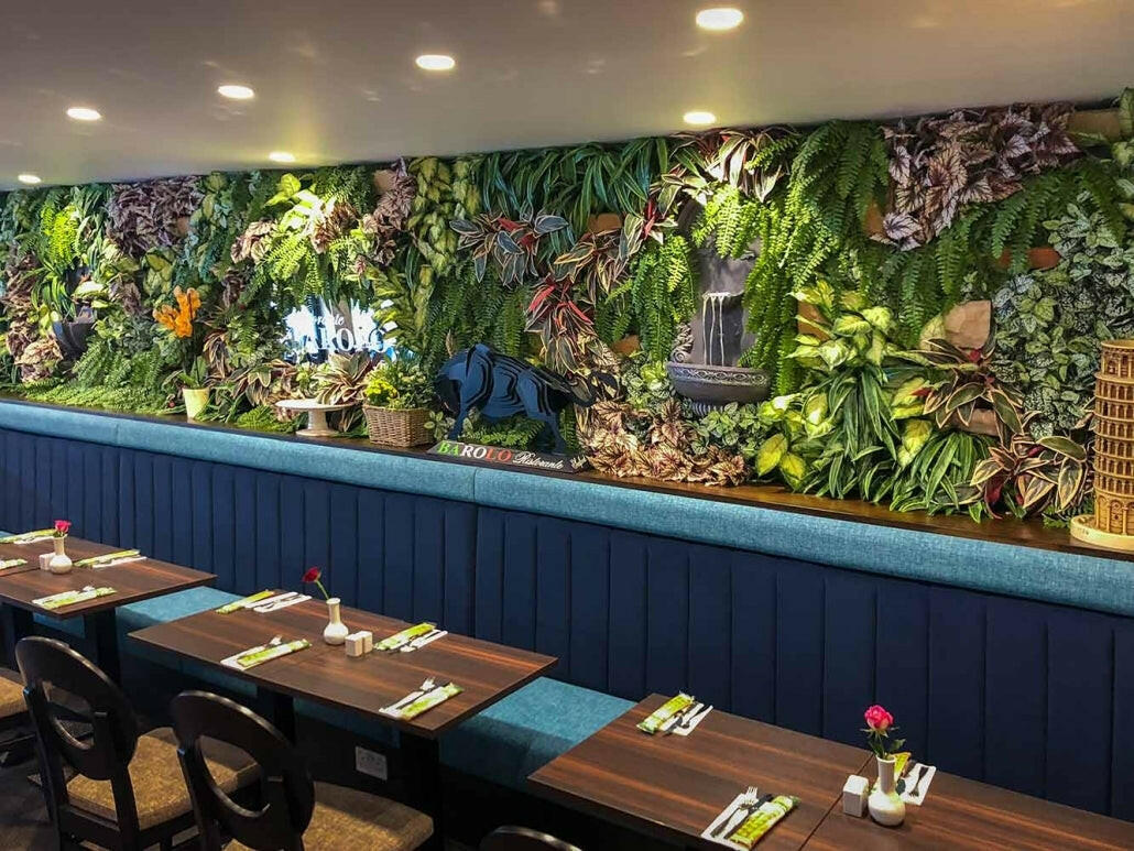 Artificial Flexi Back Green Wall Cheviot 100 x 100cm