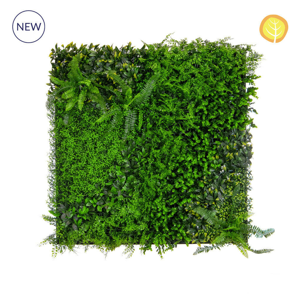 Artificial Flexi Back Green Wall Fenwick 100 x 100cm