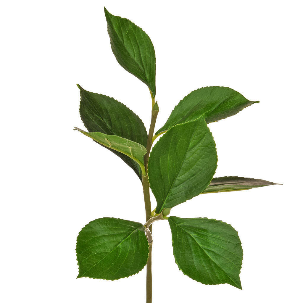 Artificial Silk Hydrangea Leaf Spray
