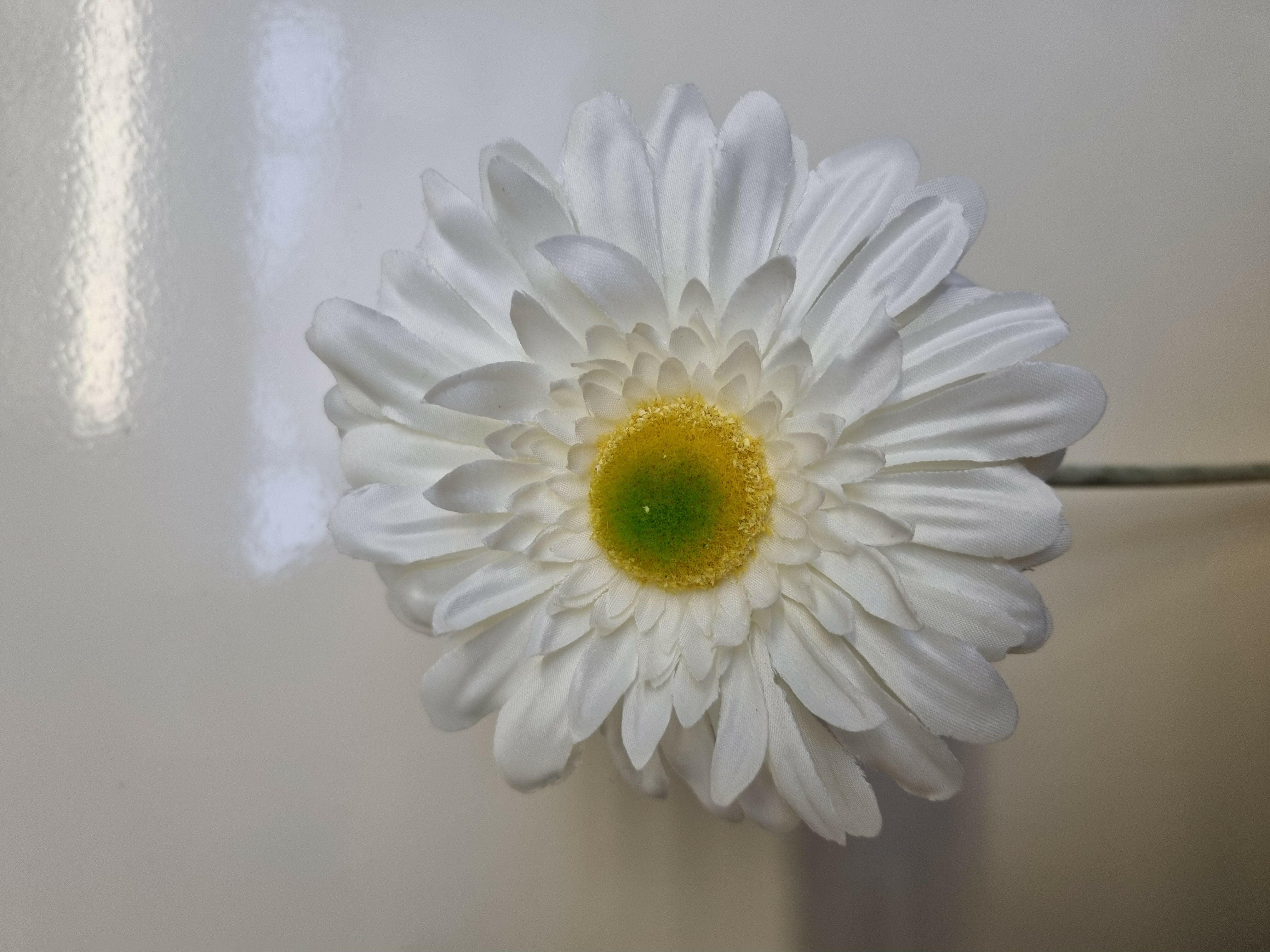 Artificial Flocked Gerbera Single Stem