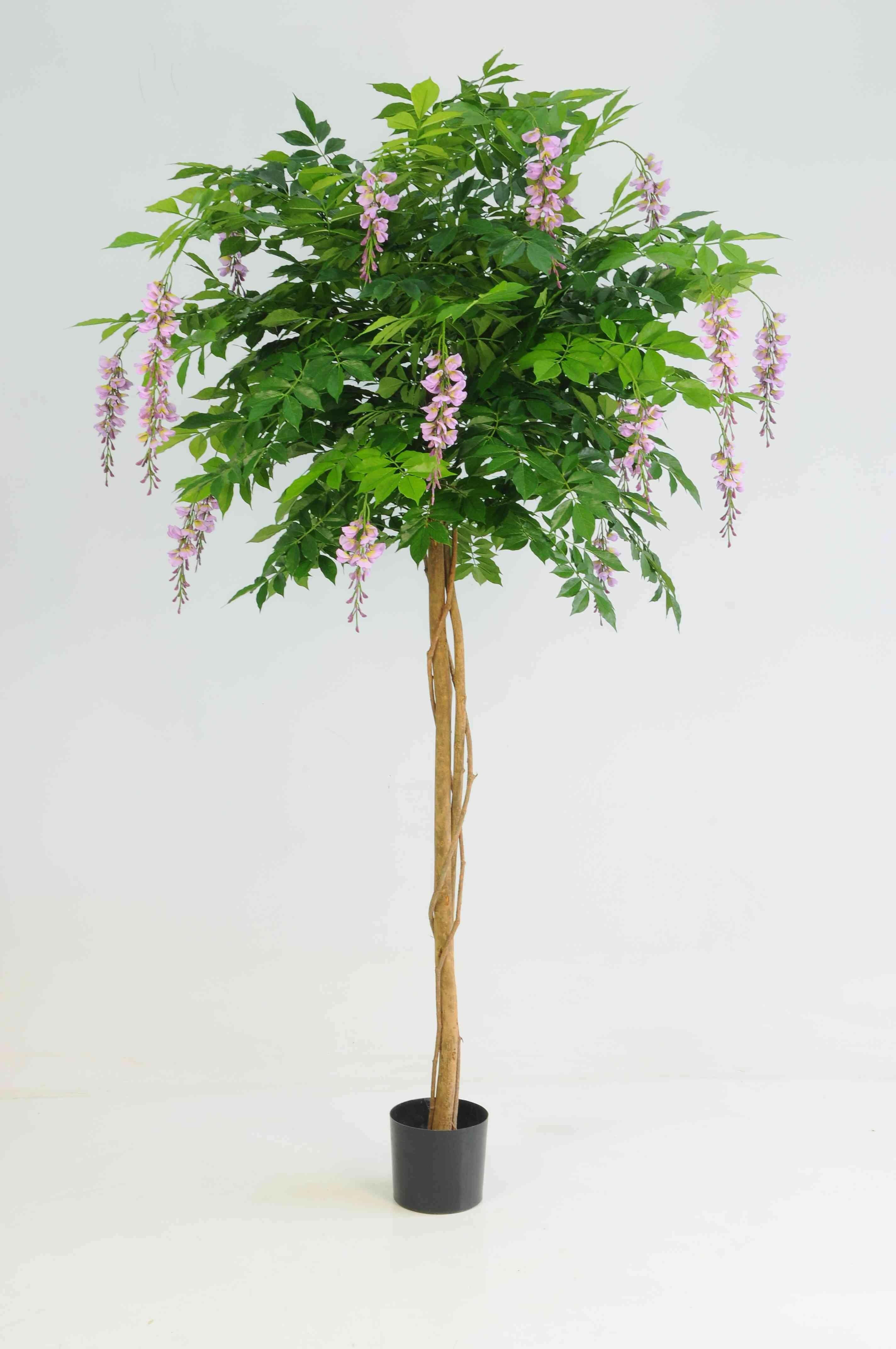 Luxury Artificial Silk Bespoke Natural Vine Trunk Wisteria Tree