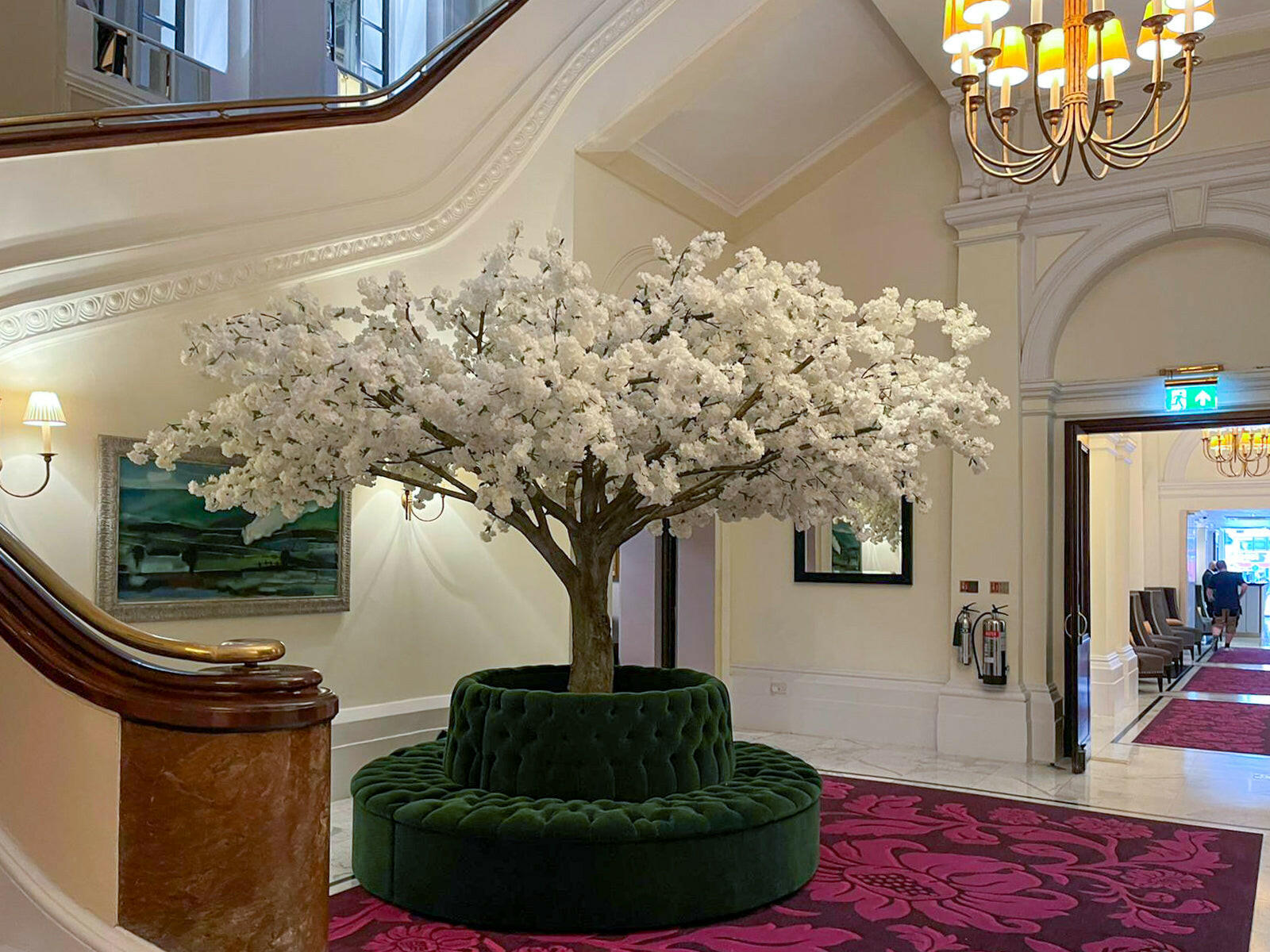 Artificial Large Bespoke Fabricated Cherry Tree