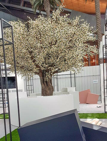 Artificial Bespoke Fabricated Cherry Tree