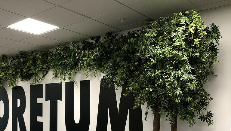 Artificial Bespoke Fabricated Sprawling Maple Tree