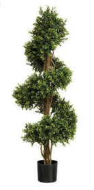Artificial Topiary Boxwood Spiral Plant