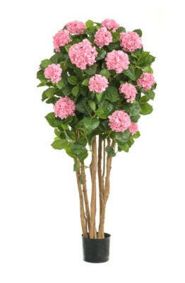 Artificial Silk Hydrangea Tree
