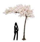 Artificial Silk Curved Cherry Blossom Bespoke Tree