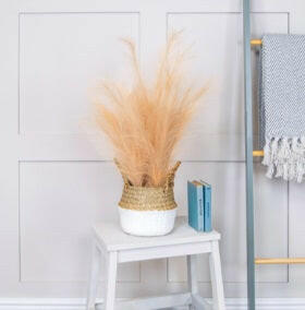 Artificial Ready Planted Grass in Straw Pot